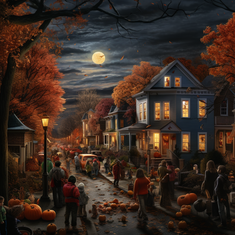 Pagan Halloween trick or treating